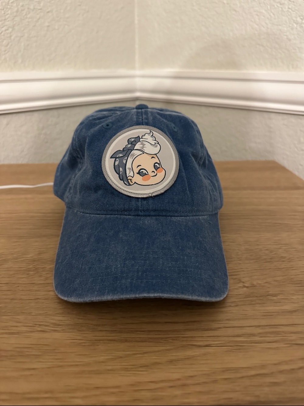 Blue Denim Cap with Cute Patch Biscuit Love - Nashville, TN